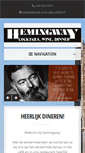 Mobile Screenshot of hemingway-utrecht.nl
