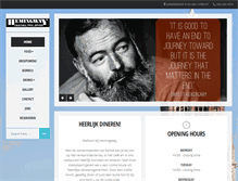 Tablet Screenshot of hemingway-utrecht.nl